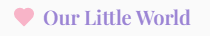 Logo for OurLittleWorld website